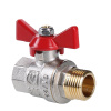 Кран шаровой прямой бабочка 1/2" ВР-НР VALTEC BASE - VT.218.N.04