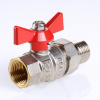 Кран шаровый BASE с полусгоном 1 1/4" ВР-НР VALTEC