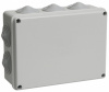 Коробка распаячная для о/п 190х140х70 IEK КМ41244 IP55, RAL7035, 10 гермовводов