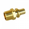 Муфта переходная 16 х 1/2" НР VALFEX латунная, аксиальная, надвижная VF.401.AF.016012