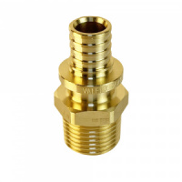 Муфта переходная 16 х 1/2" НР VALFEX латунная, аксиальная, надвижная VF.401.AF.016012