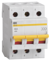IEK Выключатель нагрузки (мини-рубильник) ВН-32 3Р 40А ИЭК
