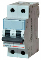 LEGRAND Выключатель автоматический модульный 2п 40А TX³ 6000 6кА х-ка C 404046
