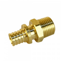 Муфта переходная 16 х 1/2" НР VALFEX латунная, аксиальная, надвижная VF.401.AF.016012
