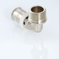 Угольник пресс с переходом на НР 16 х 1/2" VALTEC ( VTm.253.N.001604 )
