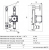 Модуль D 20 ( 3/4" ) смесительный с насосом 15/5 GEFFEN  МКС 70 01092006